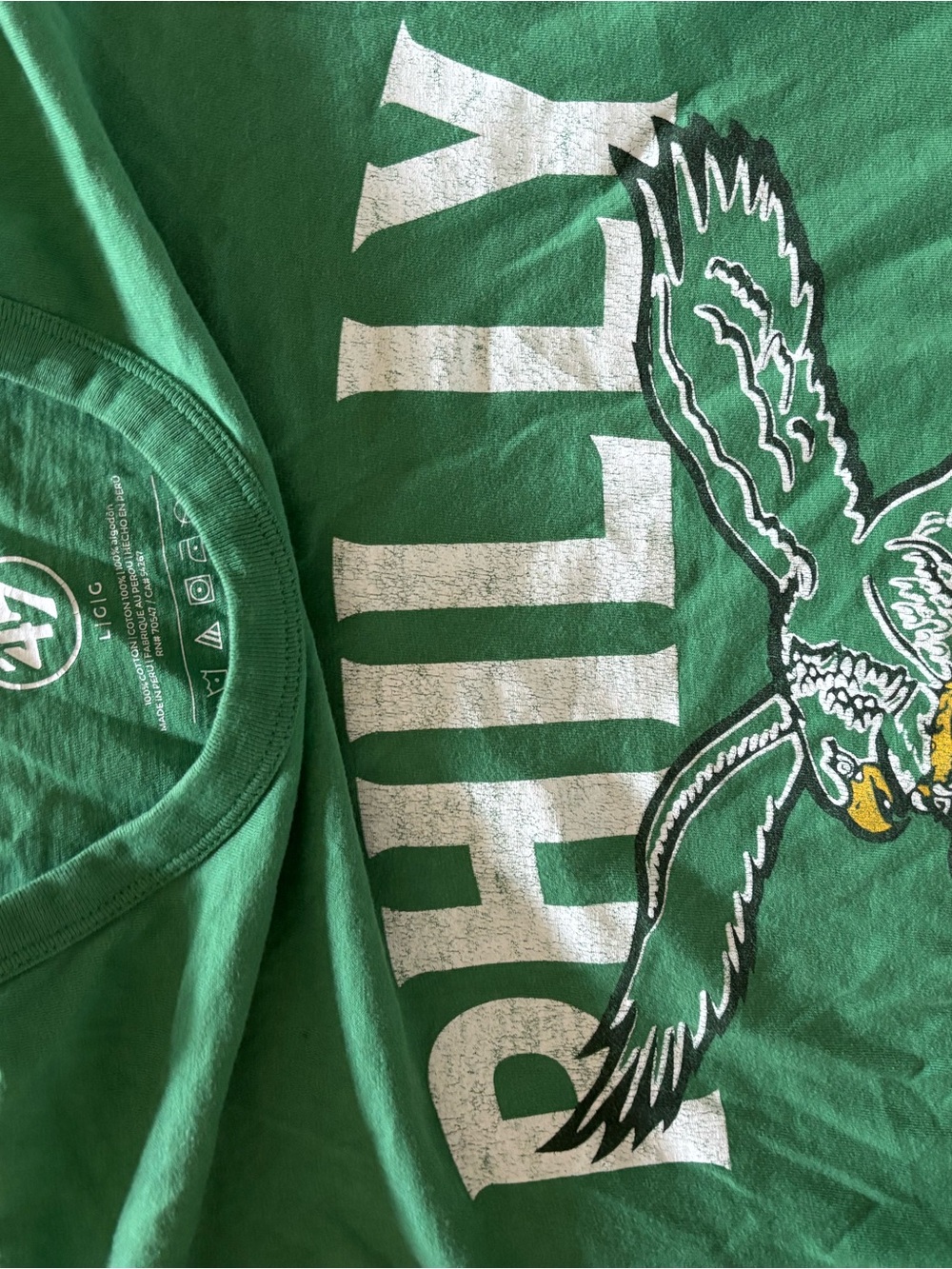 Green Philly Eagles Graphic Tee